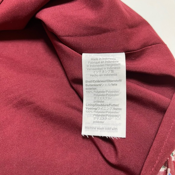 Madewell Memento Ruffle Sleeve Mauve Floral Top Size Small #M1730 - Picture 8 of 9